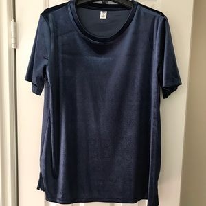 Old Navy - Velvet crewneck T-SHIRT